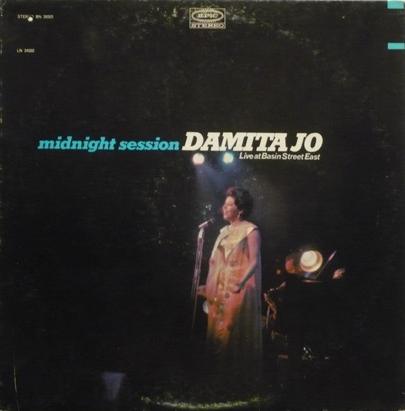 Damita Jo - Midnight Session - Live At Basin Street East (Vinyl, LP, Album) Good Plus (G+) / Good Plus (G+)