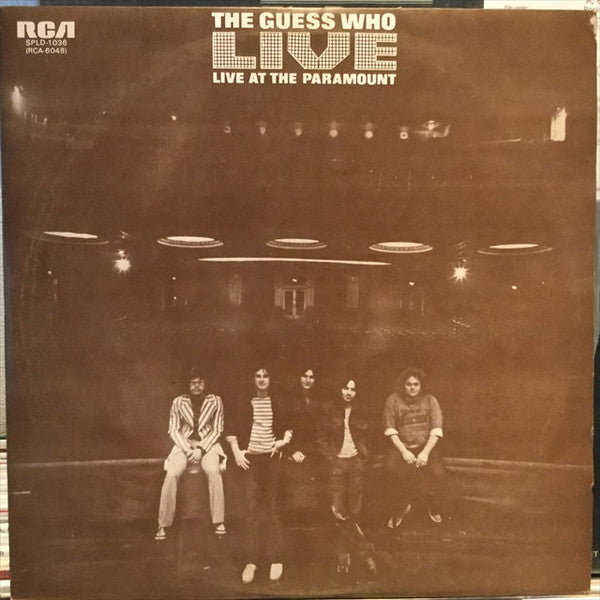The Guess Who - Live At The Paramount (Vinyl, LP, Album, Promo) Very Good Plus (VG+) / Good Plus (G+)