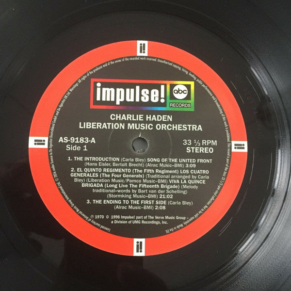 Charlie Haden - Liberation Music Orchestra (Vinyl, LP, Album, Reiss...