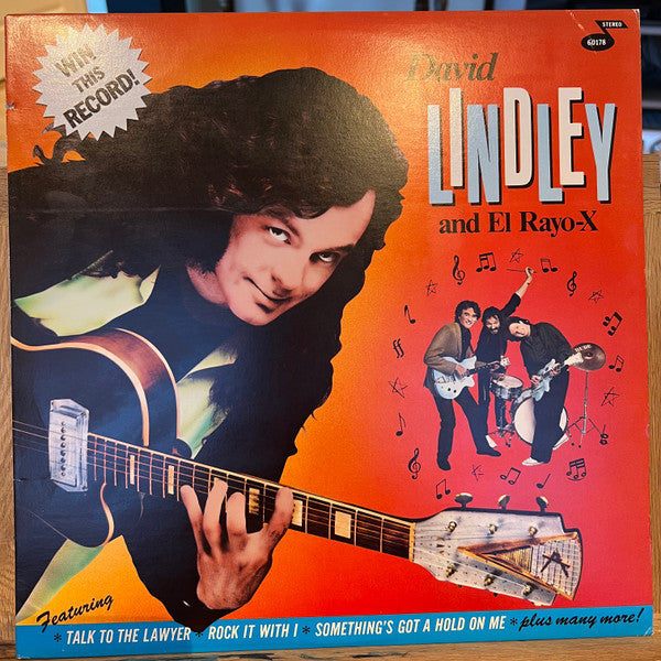 David Lindley And El Rayo-X - Win This Record! (Vinyl, LP, Album) Very Good (VG) / Very Good Plus (VG+)