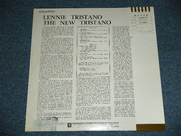 Lennie Tristano - The New Tristano (Vinyl, LP, Album, Promo, Mono) Very Good (VG) / Very Good (VG)