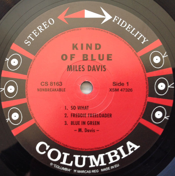 Miles Davis - Kind Of Blue (Vinyl, LP, Album, Reissue, Repress, Stereo) Very Good Plus (VG+) / Very Good Plus (VG+)