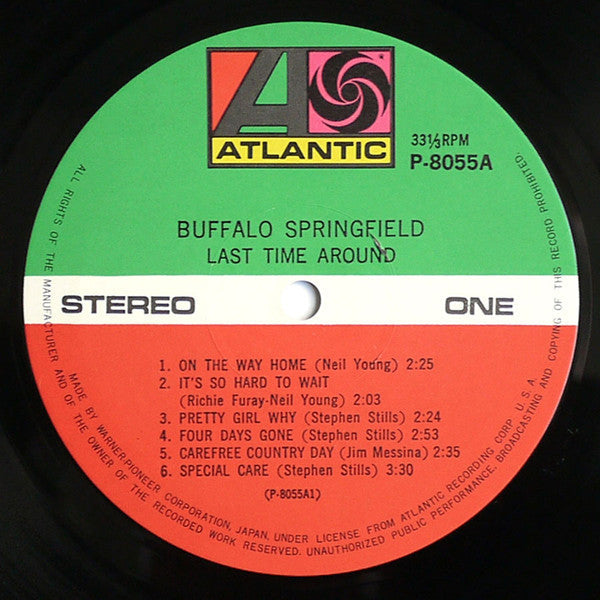 Buffalo Springfield - Last Time Around (Vinyl, LP, Album) Very Good Plus (VG+) / Very Good Plus (VG+)