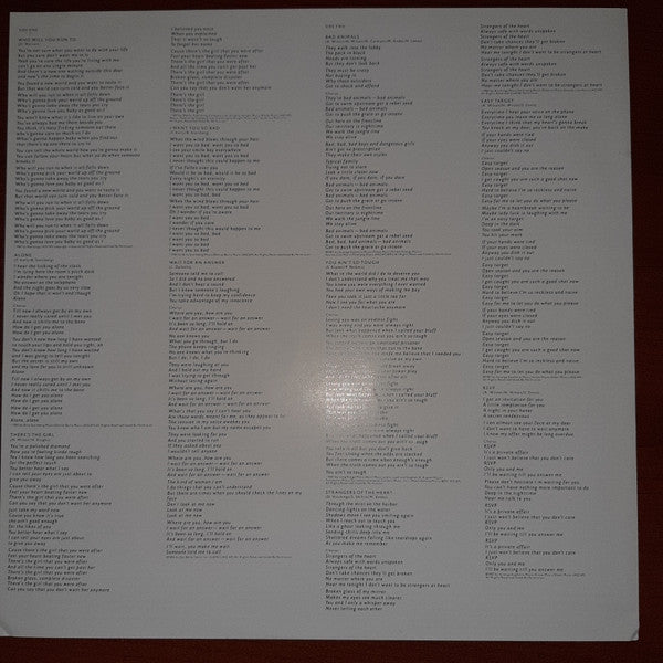Heart - Bad Animals (Vinyl, LP, Album)