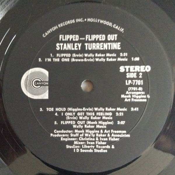 Stanley Turrentine - Flipped - Flipped Out (Vinyl, LP, Album, Stereo) Very Good (VG) / Very Good (VG)