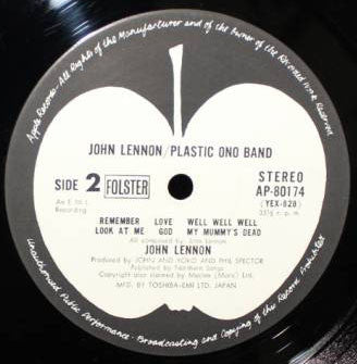 John Lennon - John Lennon / Plastic Ono Band (Vinyl, LP, Album, Rei...
