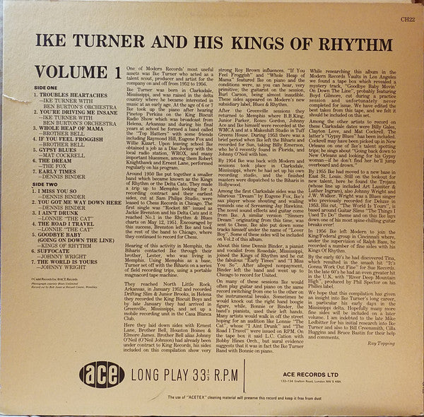 Ike Turner's Kings Of Rhythm - Ike Turner & His Kings Of Rhythm Vol...