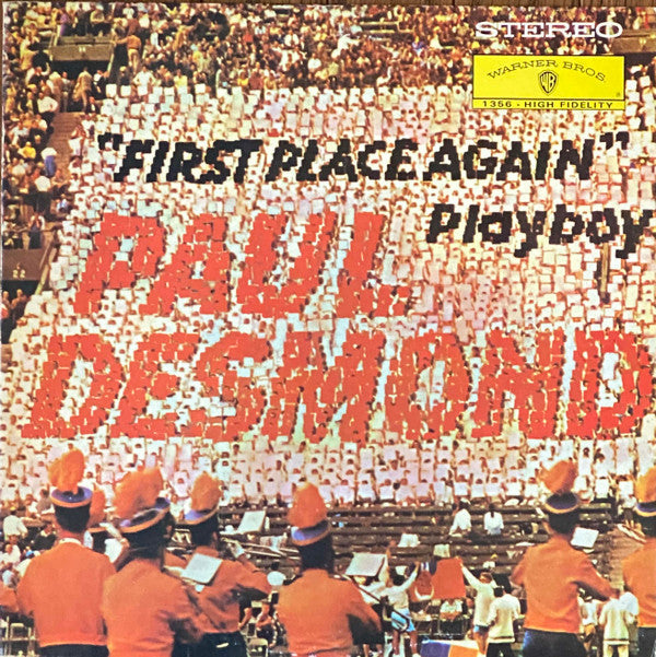 Paul Desmond - "First Place Again" Playboy (Vinyl, LP, Album, Stereo) Near Mint (NM or M-) / Very Good Plus (VG+)