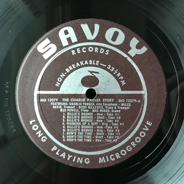 Charlie Parker - The Charlie Parker Story (Vinyl, LP, Album, Repress, Mono) Very Good (VG) / Very Good Plus (VG+)