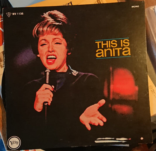 Anita O'Day - This Is Anita (Vinyl, LP, Album, Mono) Very Good (VG) / Good Plus (G+)