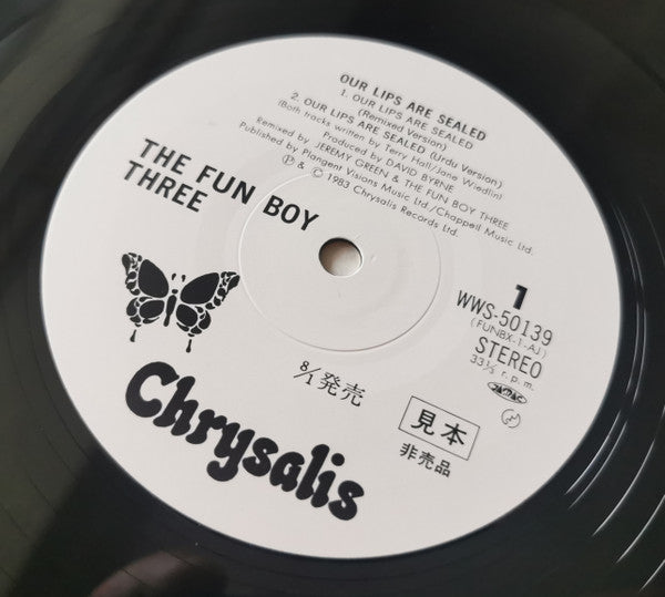 Fun Boy Three - Our Lips Are Sealed (Vinyl, 12", 33 ⅓ RPM, Promo, Stereo) Very Good Plus (VG+) / Very Good Plus (VG+)