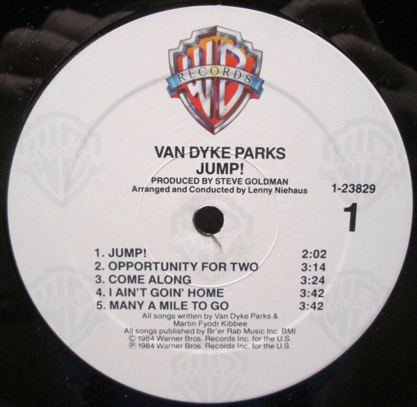 Van Dyke Parks - Jump! (Vinyl, LP, Album) Very Good Plus (VG+) / Very Good Plus (VG+)