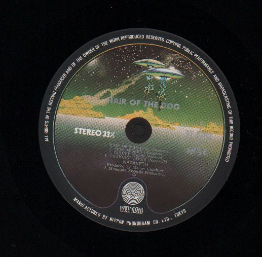 Nazareth (2) - Hair Of The Dog (Vinyl, LP, Album, Reissue) Very Good Plus (VG+) / Very Good (VG)