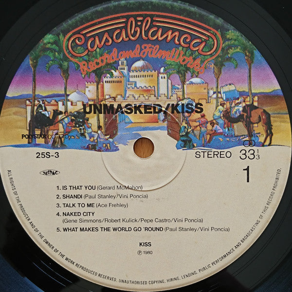 Kiss - Unmasked (Vinyl, LP, Album, Stereo)