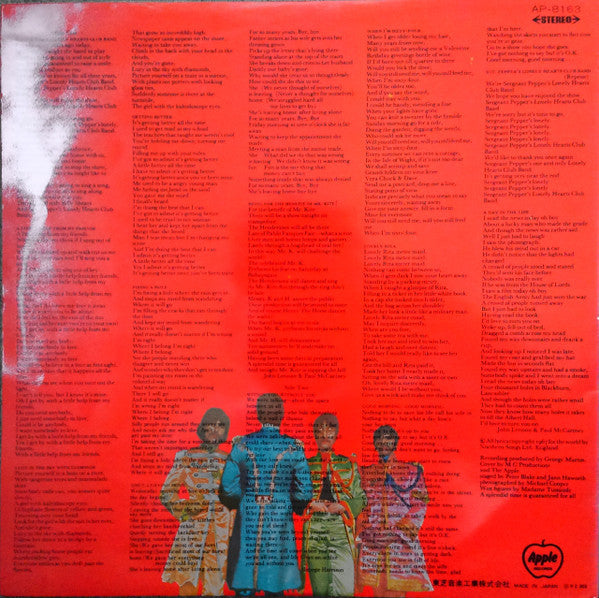 The Beatles - Sgt. Pepper's Lonely Hearts Club Band (Vinyl, LP, Album, Reissue, Stereo) Good Plus (G+) / Good Plus (G+)