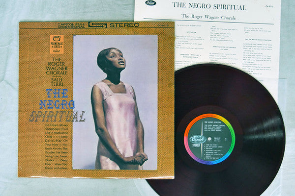 The Roger Wagner Chorale - The Negro Spiritual (Vinyl, LP, Album, Stereo) Very Good (VG) / Very Good (VG)