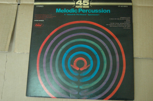 Frank Barber - Melodic Percussion (Vinyl, LP, 45 RPM, Album, Stereo) Very Good Plus (VG+) / Very Good (VG)