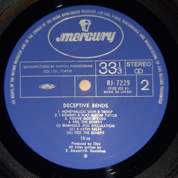 10cc - Deceptive Bends (Vinyl, LP, Album, Stereo)