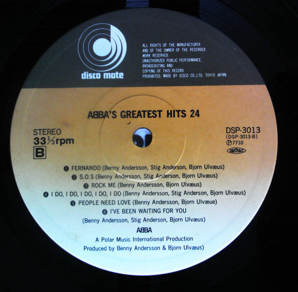 ABBA - ABBA's Greatest Hits 24 (Vinyl, LP, Compilation)