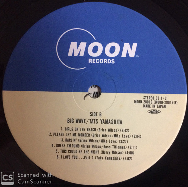 Tatsuro Yamashita - Big Wave (Vinyl, LP, Album, Stereo) Near Mint (NM or M-) / Very Good Plus (VG+)