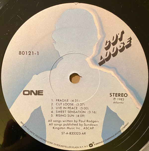 Paul Rodgers - Cut Loose (Vinyl, LP, Album) Good Plus (G+) / Very Good (VG)