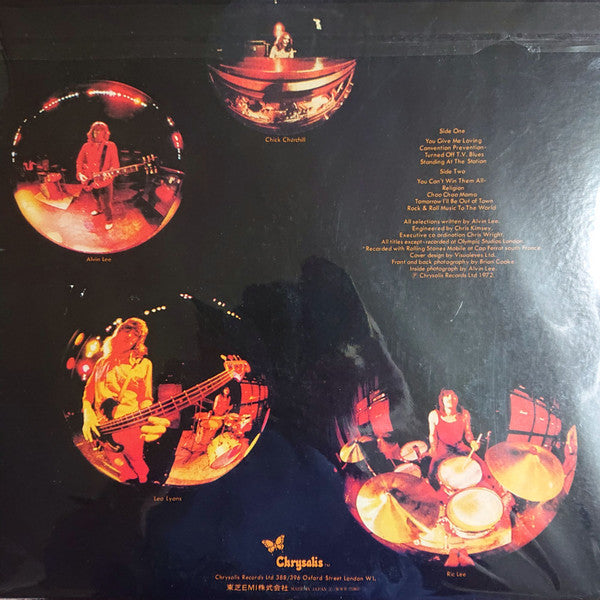 Ten Years After - Rock & Roll Music To The World (Vinyl, LP, Album, Reissue) Very Good (VG) / Good Plus (G+)