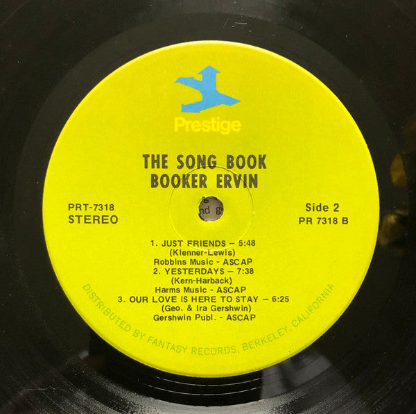 Booker Ervin - The Song Book (Vinyl, LP, Album, Reissue, Repress, Stereo) Very Good (VG) / Good Plus (G+)
