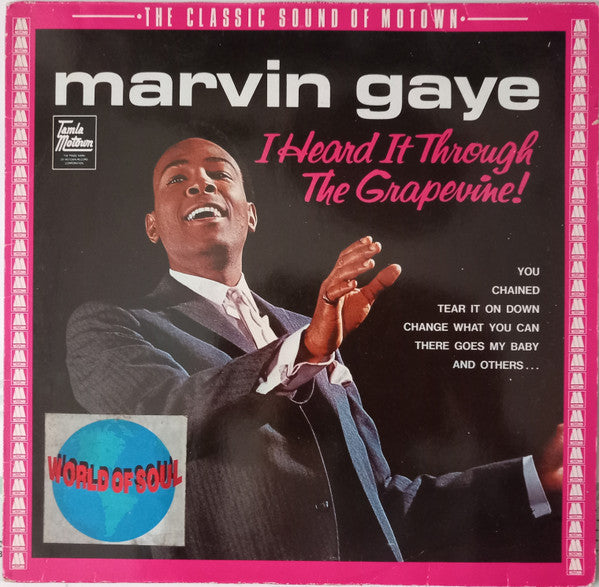 Marvin Gaye - I Heard It Through The Grapevine! (Vinyl, LP, Compilation, Stereo) Very Good Plus (VG+) / Very Good (VG)