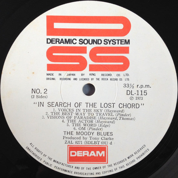 The Moody Blues - In Search Of The Lost Chord = 失なわれたコードを求めて (Vinyl...