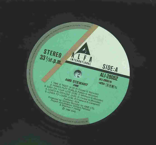 Amii Stewart - Amii (Vinyl, LP, Album, Promo) Near Mint (NM or M-) / Very Good (VG)