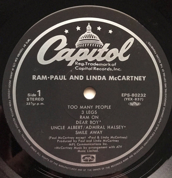 Paul & Linda McCartney - Ram = ラム (Vinyl, LP, Album, Reissue)