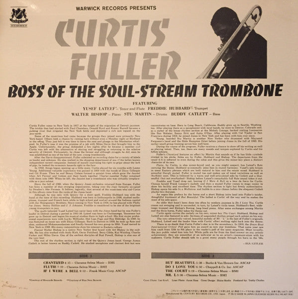 Curtis Fuller - Boss Of The Soul-Stream Trombone (Vinyl, LP, Album,...
