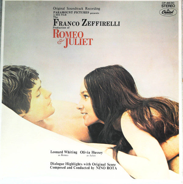 Nino Rota - ロミオとジュリエット = Romeo & Juliet (Vinyl, LP, Album, Stereo) Near Mint (NM or M-) / Very Good (VG)