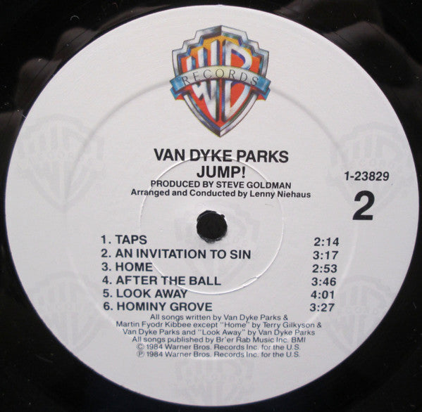Van Dyke Parks - Jump! (Vinyl, LP, Album) Very Good Plus (VG+) / Very Good Plus (VG+)