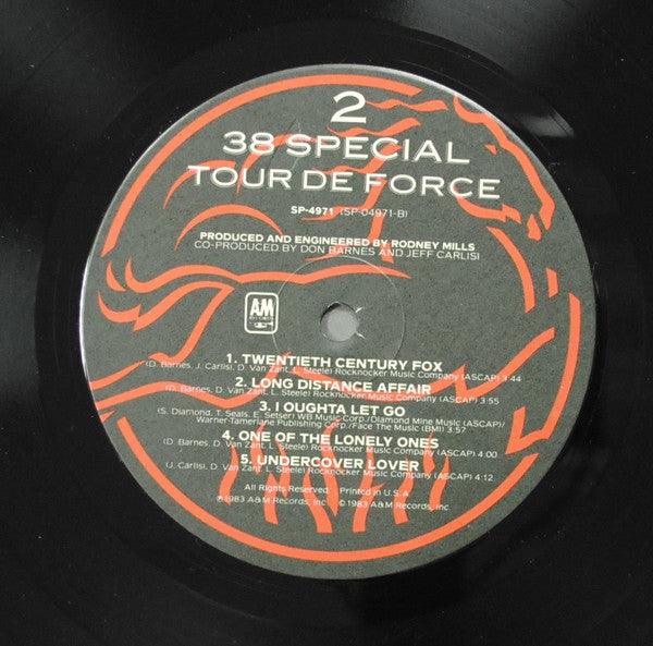 38 Special (2) - Tour De Force (Vinyl, LP, Album) Very Good (VG) / Very Good (VG)