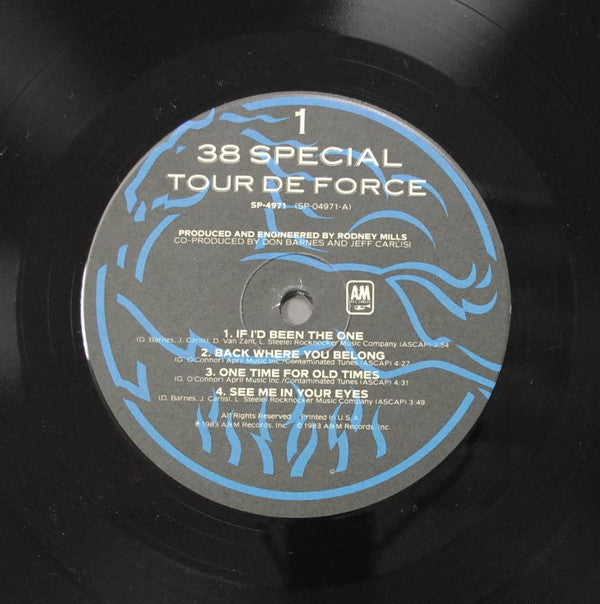 38 Special (2) - Tour De Force (Vinyl, LP, Album) Very Good (VG) / Very Good (VG)