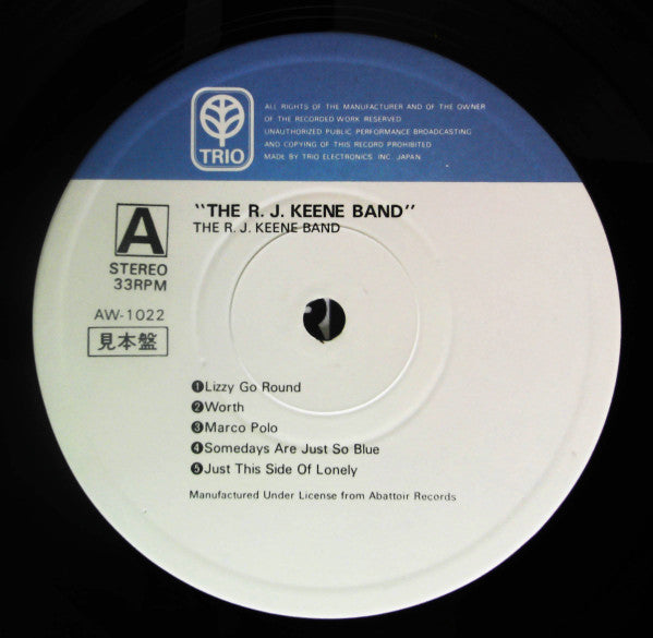 The R.J. Keen Band - The R.J. Keen Band (Vinyl, LP, Album, Promo) Very Good Plus (VG+) / Very Good (VG)