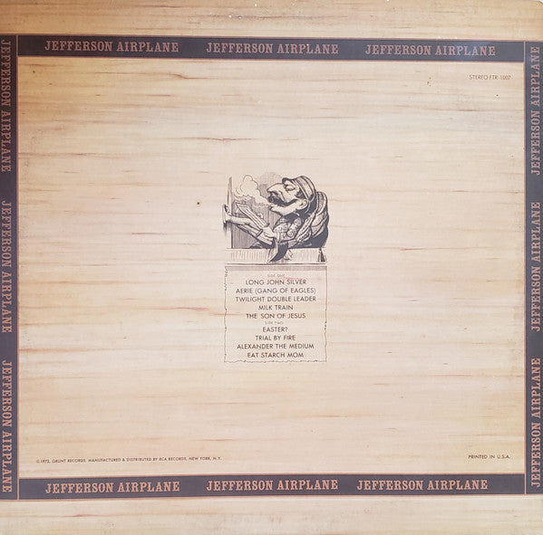 Jefferson Airplane - Long John Silver (Vinyl, LP, Album) Very Good Plus (VG+) / Very Good (VG)