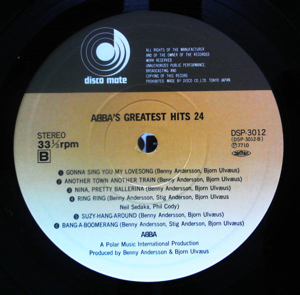 ABBA - ABBA's Greatest Hits 24 (Vinyl, LP, Compilation)