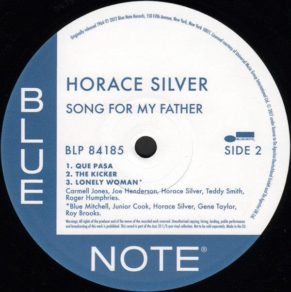 The Horace Silver Quintet - Song For My Father (Cantiga Para Meu Pa...