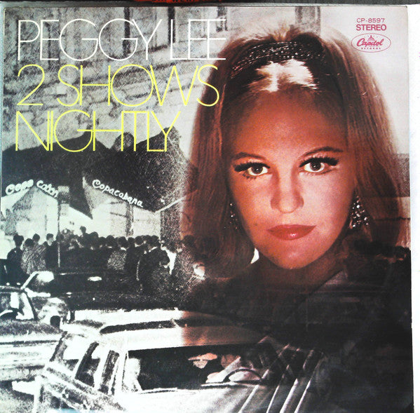 Peggy Lee - 2 Shows Nightly (Vinyl, LP, Album) Very Good Plus (VG+) / Very Good Plus (VG+)