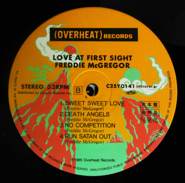Freddie McGregor - Love At First Sight (Vinyl, LP, Album, Promo) Very Good Plus (VG+) / Very Good (VG)