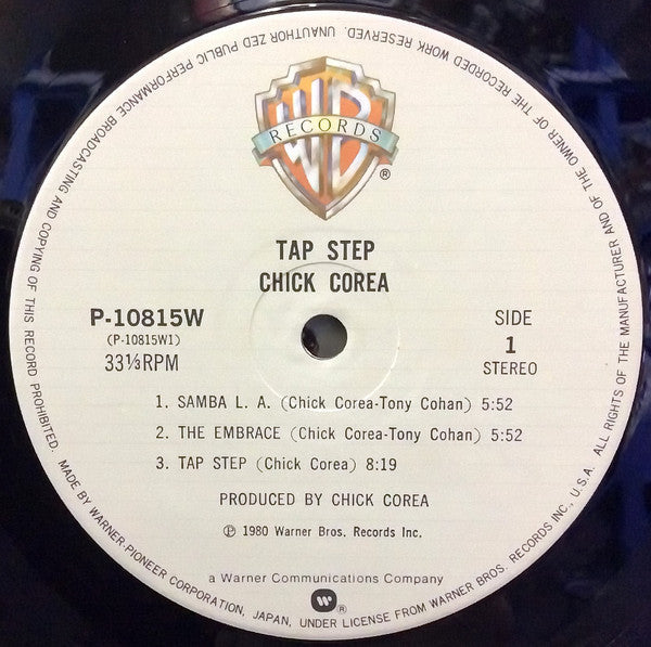 Chick Corea - Tap Step (Vinyl, LP, Album, Stereo)