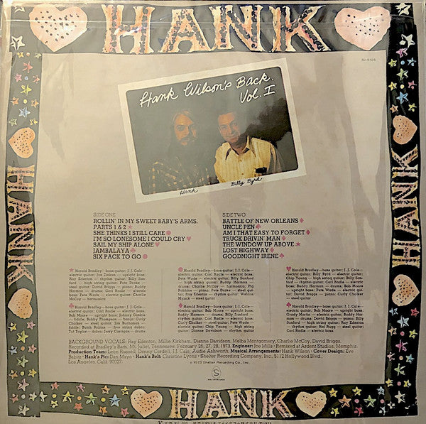 Leon Russell - Hank Wilson's Back Vol. I (Vinyl, LP, Album) Very Good (VG) / Very Good (VG)