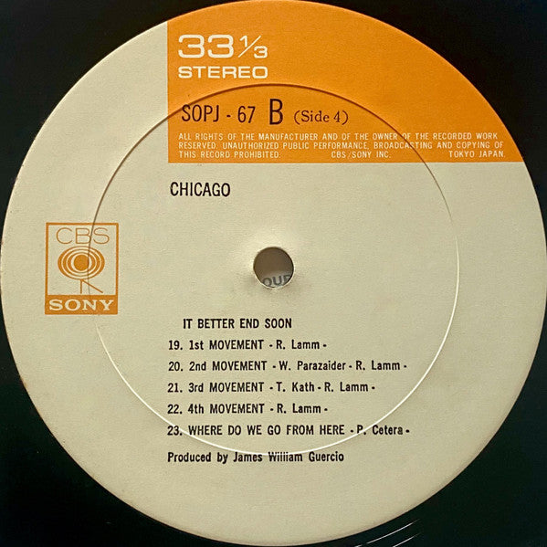 Chicago (2) - Chicago (2xVinyl, LP, Album, Reissue) Very Good (VG) / Good Plus (G+)