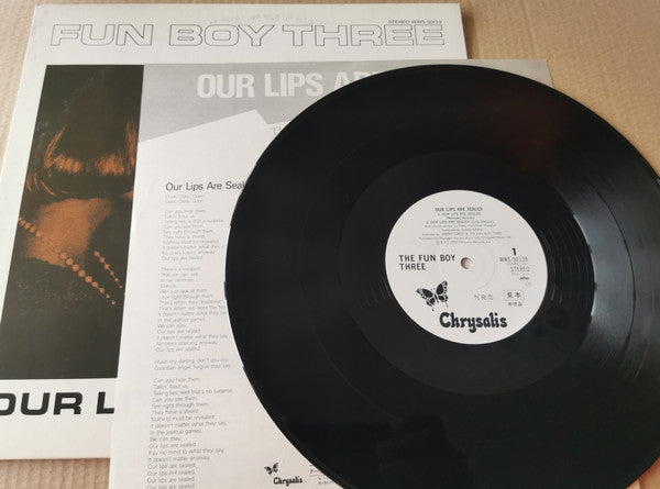 Fun Boy Three - Our Lips Are Sealed (Vinyl, 12", 33 ⅓ RPM, Promo, Stereo) Very Good Plus (VG+) / Very Good Plus (VG+)