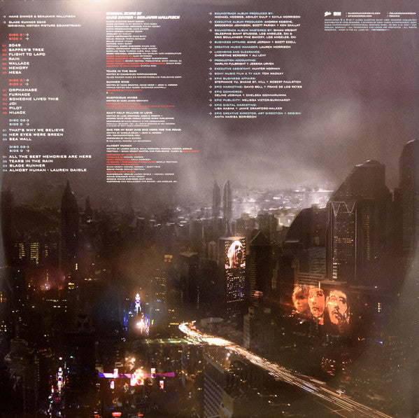 Hans Zimmer - Blade Runner 2049 (Original Motion Picture Soundtrack) (2xVinyl, LP, Album) Mint (M) / Near Mint (NM or M-)
