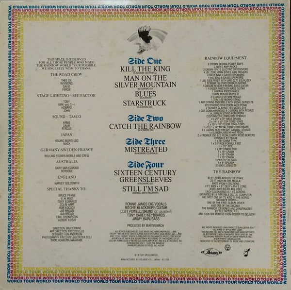 Rainbow - On Stage (Vinyl, LP, Album)