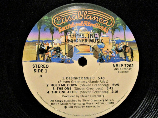 Lipps, Inc. - Designer Music (Vinyl, LP, Album, Stereo) Good Plus (G+) / Very Good (VG)