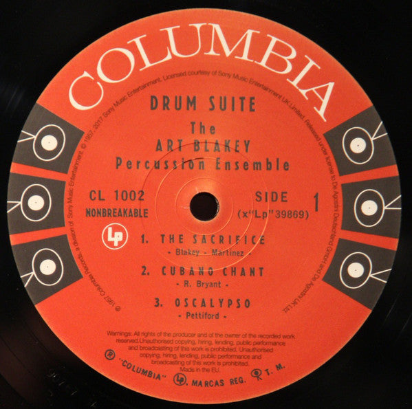 Art Blakey & The Jazz Messengers - Drum Suite (Vinyl, LP, Album, Reissue) Near Mint (NM or M-) / Near Mint (NM or M-)